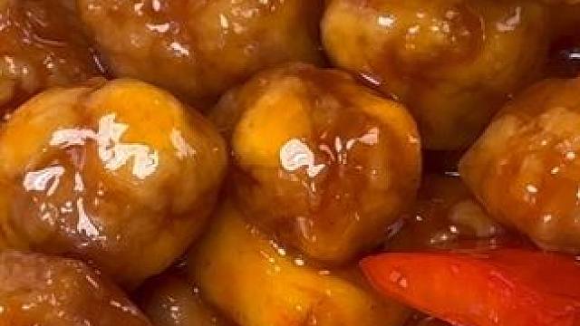 给美容院姐妹做菠萝古老肉的第一天