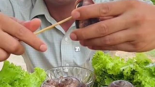 蜗牛美食#农村生活 #妈呀太香了 #乡村味道 #农村美食