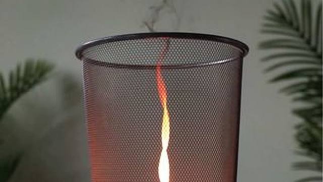 简单的模拟一下威力巨大的火龙卷现象#物理启蒙 #火龙卷 #科学小实验