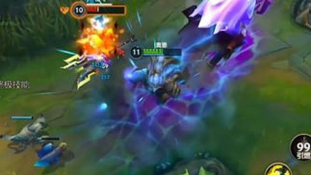 简简单单奥恩连招 #奥恩 #lolm #上热门