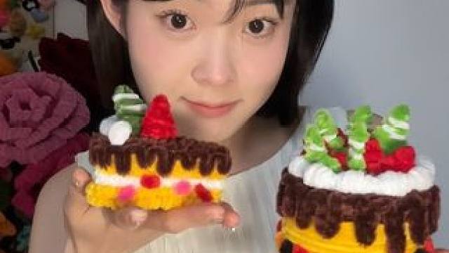 我做出了懒洋洋同款蛋糕收纳盒，今天也是幸福的小羊#青草蛋糕 #手工礼物 #扭扭棒