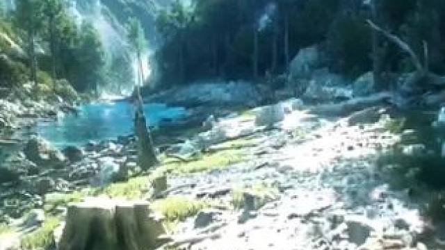 假如山海的河流是这种画质的，真的不敢想象会有多震撼，虚幻ue5照应现实画质 #妄想山海 #虚幻5 #