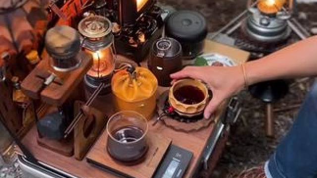 露营咖啡#露营报告 #露营咖啡报告