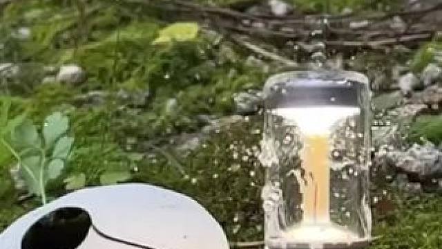 质感很好的多功能露营灯，烛光氛围实在是舒适 #露营报告 #露营好装备报告 #靠谱露营装备