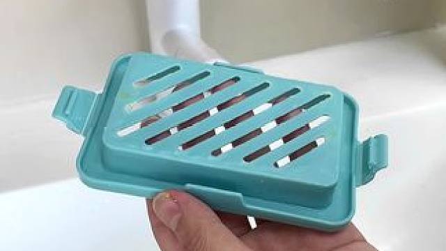 肥皂起泡盒，起泡很丰富不打滑，可以把肥皂用的一点都不剩#肥皂盒  #肥皂小妙招  #香皂盒  #肥皂