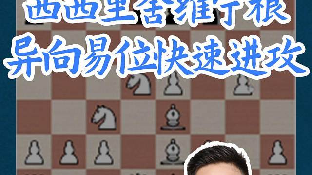 西西里舍维宁根-异向易位快速进攻 西西里舍维宁根-异向易位快速进攻#国际象棋 #比赛 #国象七点半 