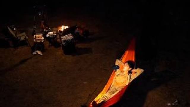 享受露营夜晚 #露营报告