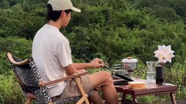 露营泡面三明治 #露营报告