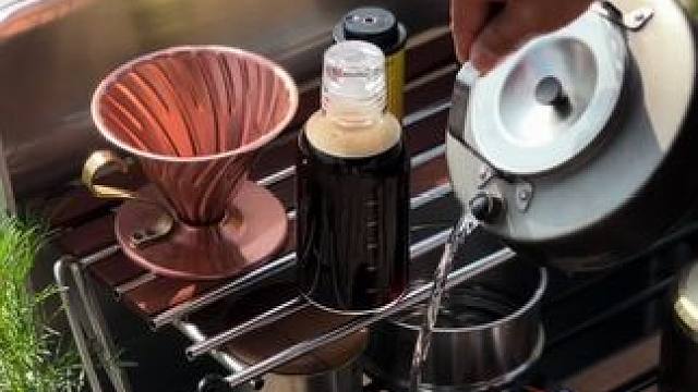 露营快速来一杯云南高山香醇黑咖啡 #露营报告 #露营咖啡报告