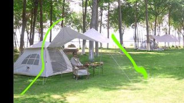 阳光正好，绿意盎然。在这沉浸的露营体验中， 和我一起享受与大自然的亲密约会吧 #户外  #露营  #