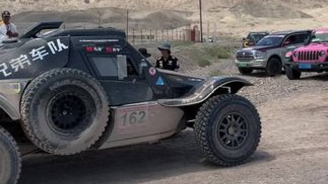 #环塔拉力赛 SS8赛段终点#跟着环塔看新疆 #硬虎赛车 #硬虎evo3