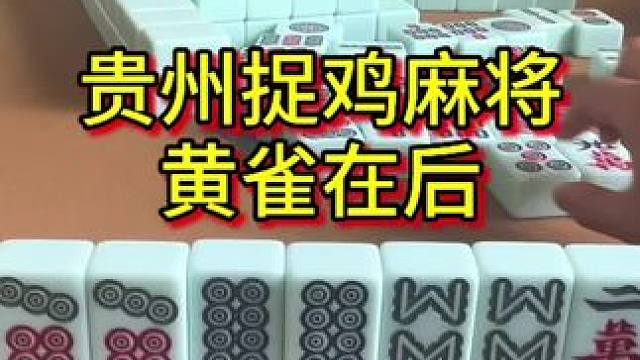 黄雀在后，精彩刺激#麻将 #贵阳捉鸡麻将 #麻将实战技巧 #贵州 #打麻将