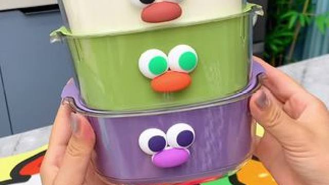 好可爱的精致的沥水篮，用来装水果干果零食、或者做辅食备菜都很好。#洗菜篮 #双层沥水篮 #水果篮子