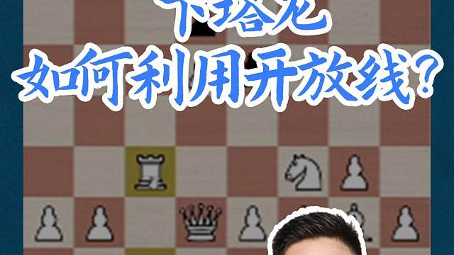 卡塔龙-如何利用开放线？ 卡塔龙-如何利用开放线？#国际象棋 #比赛 #国象七点半 