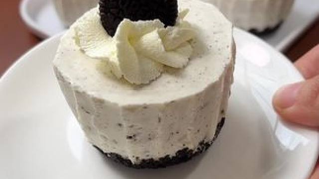 搅一搅就能做的奥利奥慕斯，六一快给小朋友安排起来#一学就会的小甜品 #慕斯