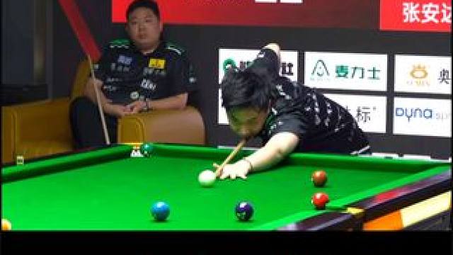 斯诺克名将吕昊天，大金开搂，不让塞大师防守 #台球#台球#台球是一种生活#台球教学#一杆清台#杆法#