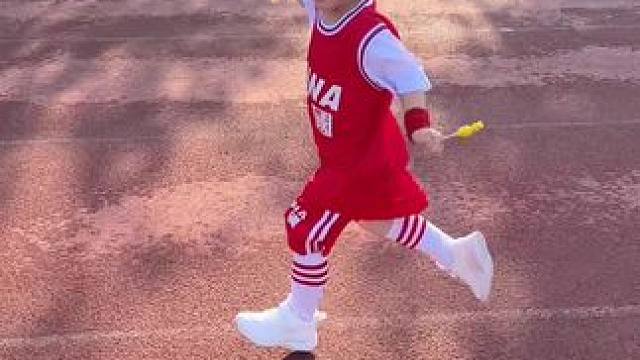 六一儿童节给大家表演一个跑步 #运动小健将 #短跑 #跑步 #儿童体育锻炼