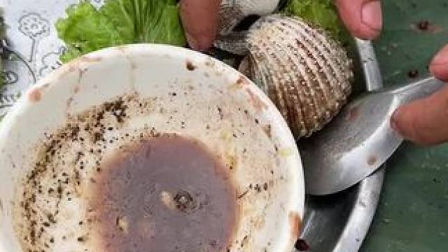 吃血蛤 #原始美味 #农村美食 #乡村味道 #干净又卫生 #笑到肚子疼