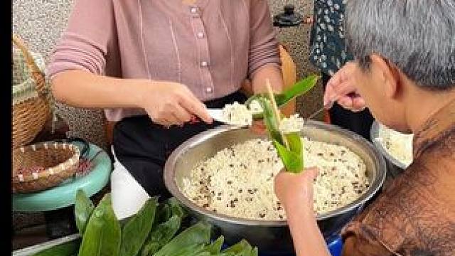 又到了包粽子的时候 #端午节 #适合新手的粽子包法