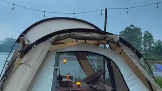 湖畔露营 #露营报告