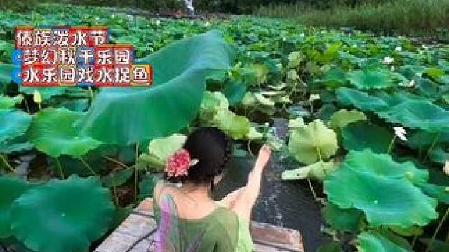 #夏日荷花 #亲子游玩好去处 #泼水节 #端午节旅游好去处 #夏日玩水圣地推荐