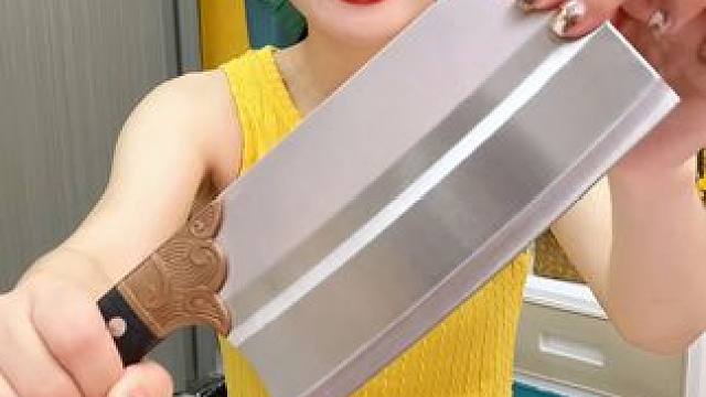 #菜刀  #手工锻打菜刀  #斩切两用刀  #家用厨房菜刀  #超便宜超划算