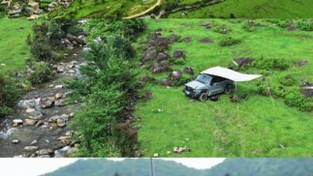 在广东“小川西”来一场自愈床车露营 高山草原，瀑布山泉，高山湖泊，森林景观，这里都可拥有#户外露营 