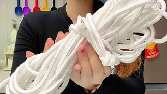 你们要的15米长的钢丝尼龙绳活动来喽#尼龙钢丝绳  说出来都不信，这个价格真的太划算了，还加双钩!#