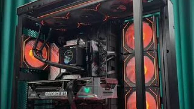 硬控一波路人 #电脑 #diy电脑 #rog全家桶 #游戏主机 #海景房主机