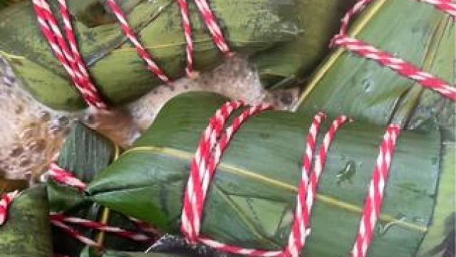 粽叶飘香迎端午#四角粽子 #肉粽 #适合新手的粽子包法