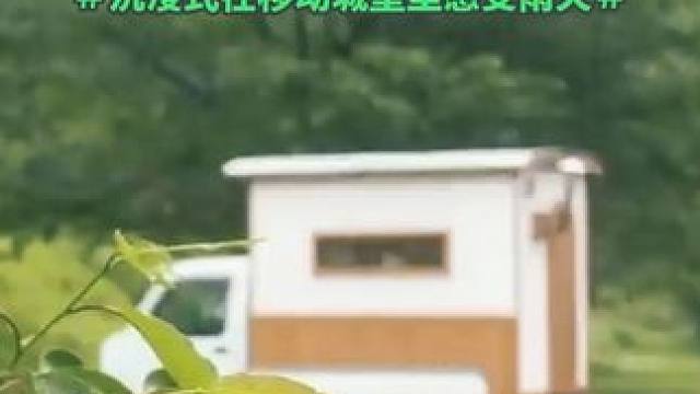 移动城堡中的雨天生活！ #露营 #雨天露营 #户外露营