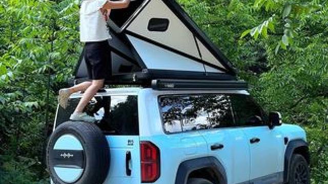 沉浸式回双层别墅床车 | 在野温泉过夜是种什么体验？ #床车生活#户外露营#精致生活自有高光