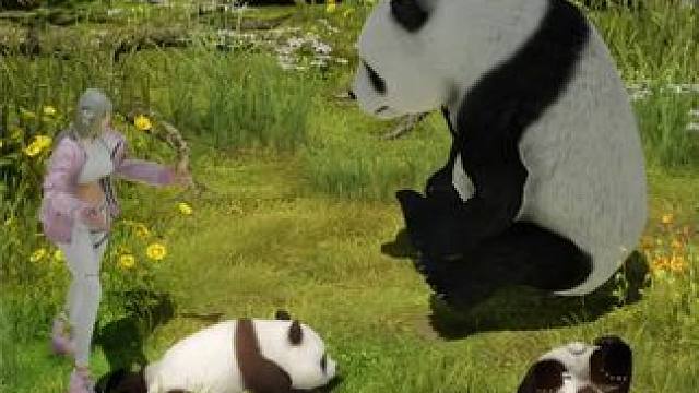 端午节之我在熊猫岛开团建 #命运方舟 #寻找命运方舟最有才的你 #当方舟撞上端午节