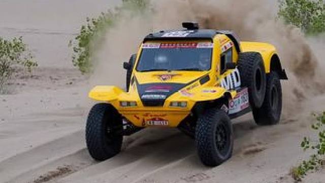 回顾一下#环塔拉力赛 SS3赛段#跟着环塔看新疆 #硬虎赛车 #硬虎evo3