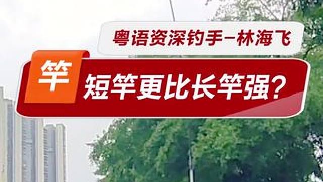 短竿更比长竿强？ 遛了半小时的大鱼上岸了吗？