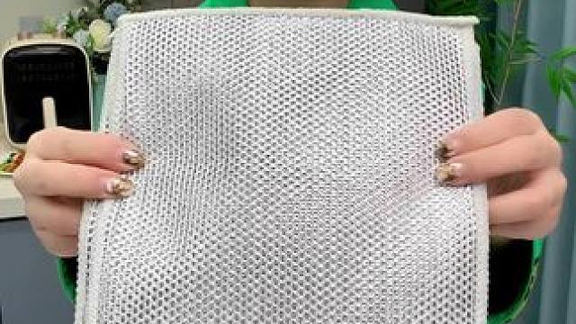 #银丝抹布  刷的干净 好清理，亲测好用#钢丝洗碗布  #抺布  #厨房好物  #刷锅神器