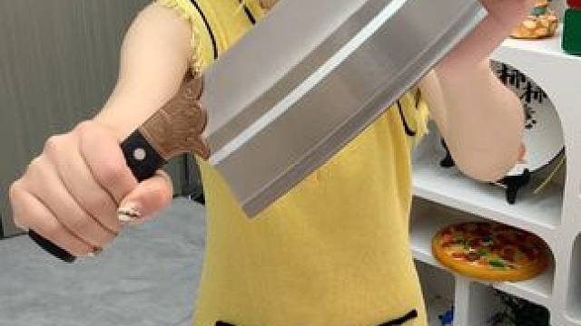 #菜刀  #手工锻打菜刀  #斩切两用刀  #家用厨房菜刀  #超便宜超划算