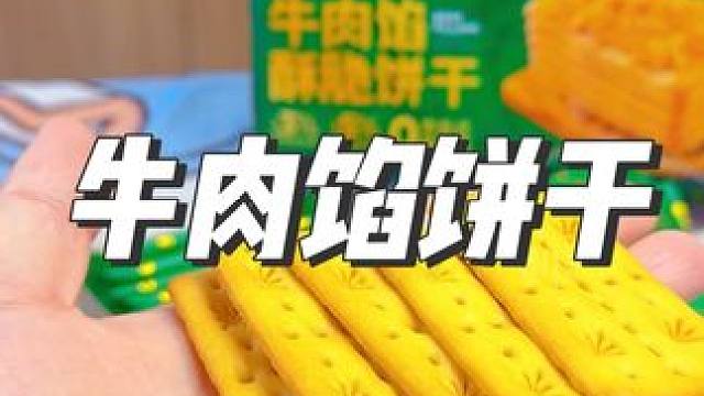 这个牛肉馅饼干也太好吃了吧#零食推荐 #吃货必备 #饼干