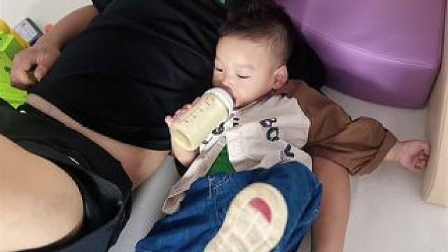 #日常vlog 亲妈滤镜，自己的崽怕是个猴子，也觉得我崽真可爱