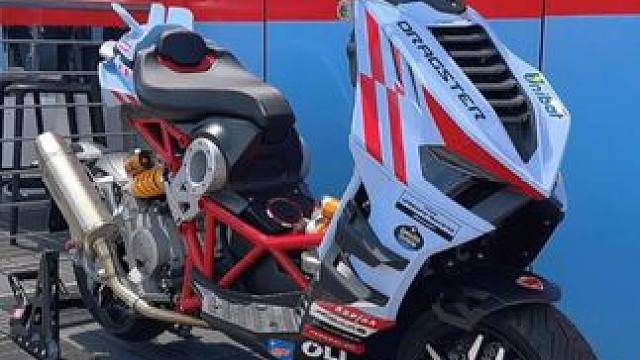 这台踏板车确实帅 #MOTOGP #意塔杰特