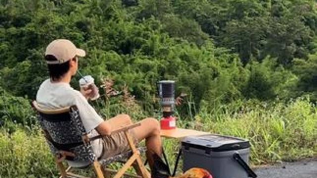 露营巧克力冰饮 #露营报告