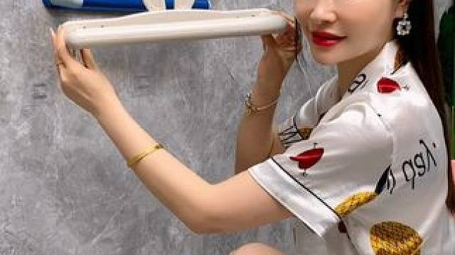 #可伸缩拖鞋架  拖鞋用它收纳不占空间，还能挂毛巾，卫生间干净整洁多了#免打孔   实用省空间 #收