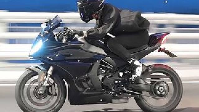 男孩子都会想有一个自己的战马吧？ #机车 #450srs #黑武士