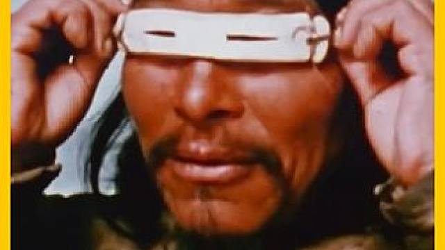 因纽特人建造雪屋处理兽皮，大口吃着三文鱼，生活与我们截然不同  #纪录片 #因纽特人  #荒野电影 