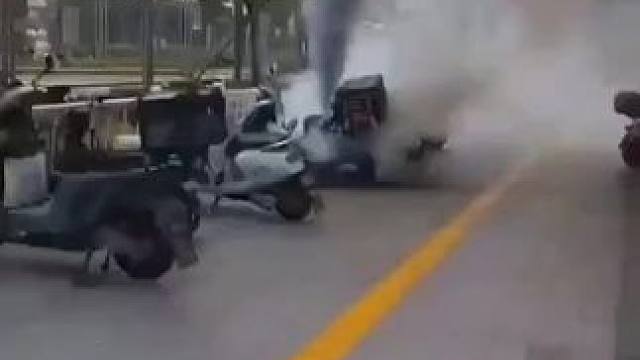 真的是吓人#安全第一 #电池