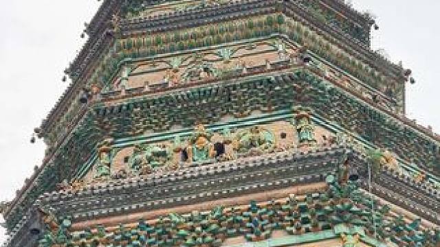 广胜寺飞虹塔 除了南京的大报恩寺琉璃塔（已毁），我实在想不出比它更华丽的塔了。#地上文物看山西