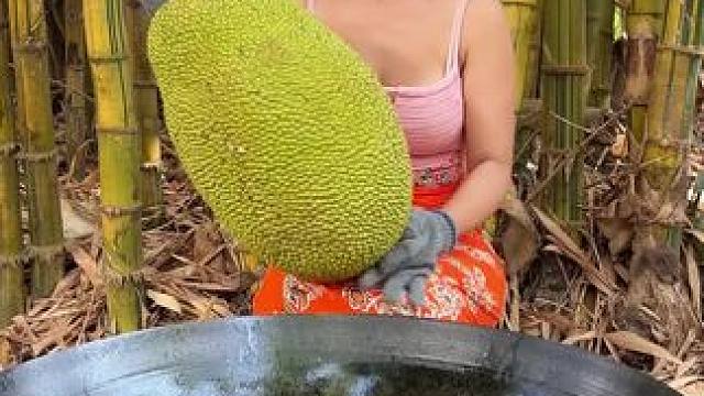 东南亚美女厨师 #农村生活 #农村美食 #原始美味 #乡村味道