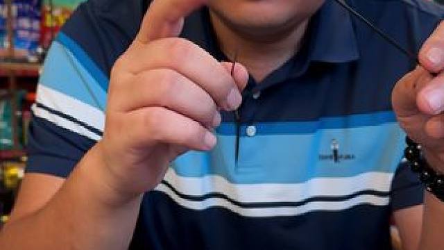 鱼竿不锈钢竿梢头 竿梢头断了可以使用这个不锈钢旋转竿梢头自己修理，非常简单实用。#竿梢头 #渔具用品