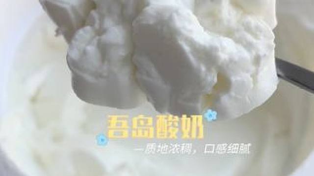 酸奶 夏天无法抗拒的美味，冻一下吃起来像冰淇凌一样，质地浓稠，口感细腻，入口丝滑浓浓的奶香味，是时候