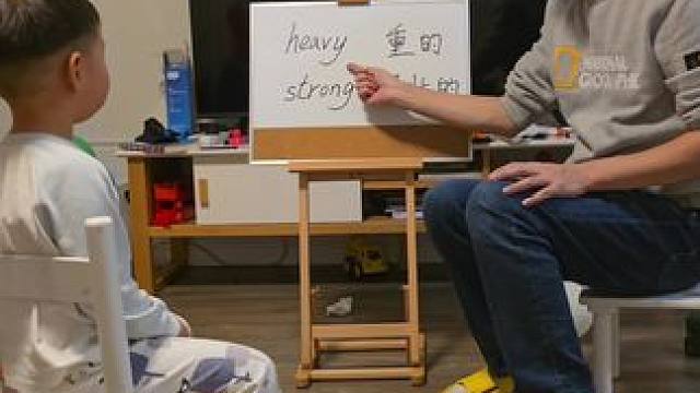 这小子学会抢答了 #英语启蒙 #双语宝宝 #亲子教育